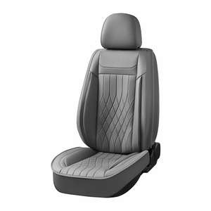 Meilleure vente nouvelle housse de siège en cuir de taille générale voiture quatre saisons housse de siège de voiture de mode classique vers l'avant - Product Image 3