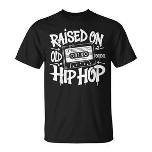 Camiseta “Raised On Old School Hip Hop Cassette” - Product Image 1