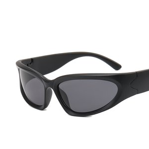 Vente en gros de lunettes de soleil de sport pour hommes et femmes, lunettes de soleil d'extérieur tendances punk enveloppantes - Product Image 4
