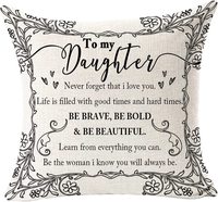 Almohadas con palabras personalizadas, sofá cuadrado, hogar, dulces amantes, funda de cojines, funda para regalo, como Día de la madre más lejano