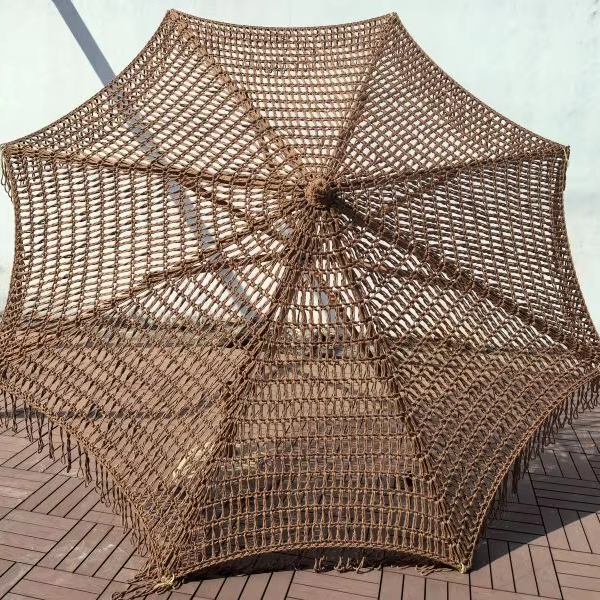 black striped patio umbrella 10' Round Sunbrella Black and White Cabana Stripe Outdoor Patio Umbrella with Black Metal Frame