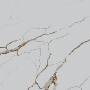 Panel <span class=keywords><strong>de</strong></span> <span class=keywords><strong>Cuarzo</strong></span> Calacatta Gold <span class=keywords><strong>para</strong></span> Encimeras <span class=keywords><strong>de</strong></span> <span class=keywords><strong>Cocina</strong></span>, Sala <span class=keywords><strong>de</strong></span> Estar e Isla - Product Image 2