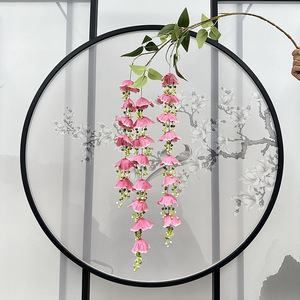 Monet Garden Wedding Stage Flower Flower artificiale per sala soffitto rosa fiore decorazione di nozze banchetto - Product Image 4