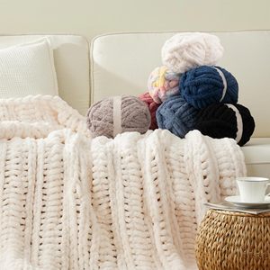 226g/31m High Quality Chunky Chenille <b>Yarn</b> Blanket Kennel Carpet - Product Image 4