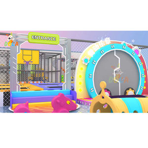 Aire de jeux intérieure pour école, jouet d'<span class=keywords><strong>histoire</strong></span>, vente directe, Naughty Fort, SpaceStyle, lumières LED, piscines, caractéristiques - Product Image 6