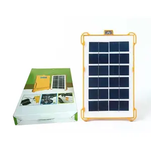 Shunjing 热卖便携式太阳能灯和 usb sola 面板电话充电器