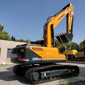 Excavatrice sur chenilles d'occasion de 22 tonnes, excavatrice moyenne R220lc-9s, Hyundai d'origine 220lc 220, pelle sur chenilles d'occasion - Product Image 4