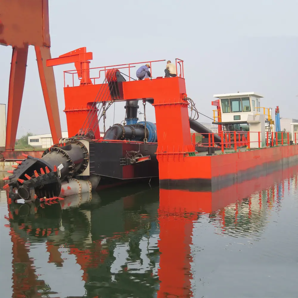 Diesel-powered hai NẠO VÉT Máy bơm hơn 20m sâu cắt hút dredger cho sông và cát biển NẠO VÉT Điều kiện Mới