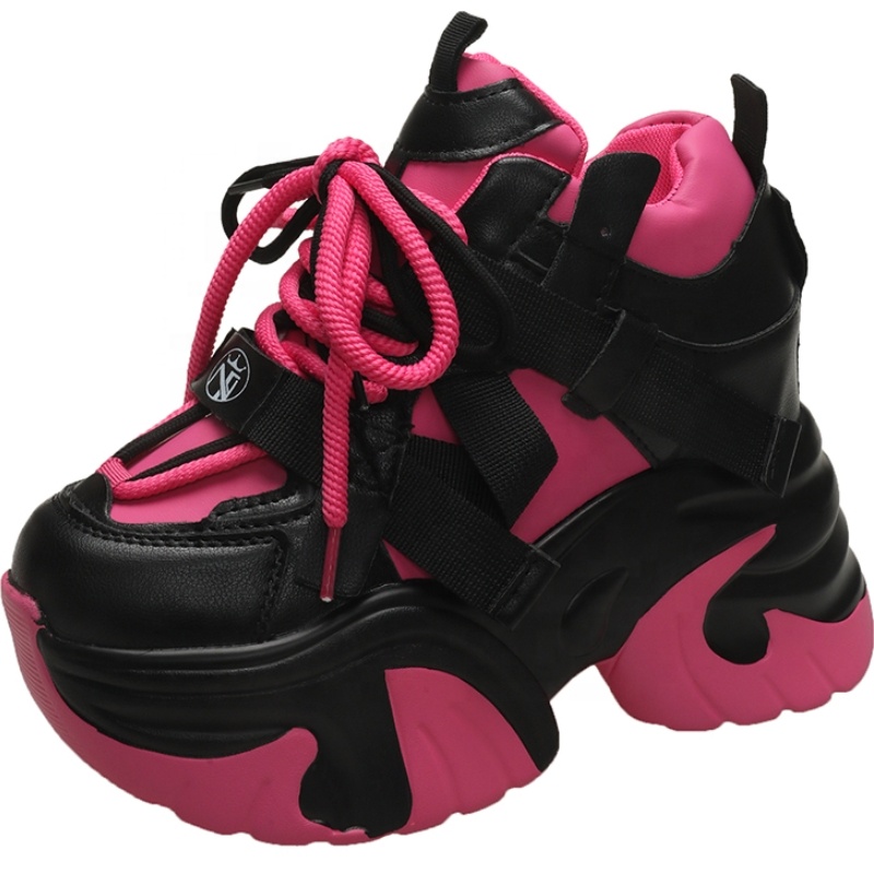 Best Selling Black White Sneakers Women Lightweight Cushioned