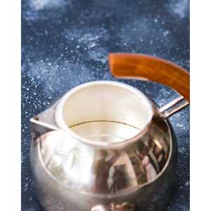 Bouilloire à tiroir en alliage d'argent Campidelli Vintage 3L, bouilloire sifflante pour le thé, 0g, pour la maison et le camping, matériau métal et plastique - Product Image 3