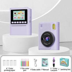 HDインスタントプリントキッズカメラ 感熱紙 ポータブルミニデジタルカメラ アウトドアトイ - Product Image 6