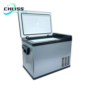 Réfrigérateur solaire pour voiture 40L DC 12V, réfrigérateur portable alimenté par énergie solaire avec affichage numérique, <span class=keywords><strong>compresseur</strong></span> silencieux pour le repos du conducteur - Product Image 3