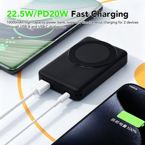 <span class=keywords><strong>Batterie</strong></span> externe magnétique 10000mAh Chargeur portable sans fil Power Bank magnétique - Product Image 4