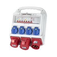 CEE-30 16A 3 4 5 broches 220-380V boîte de distribution de boîte de prise industrielle multiple