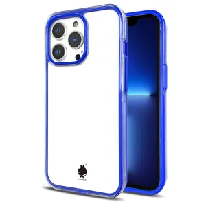 Bulk Transparent Colored Frame Design Wholesale Supplier Phone Case For Iphone X XS XR 11 12 Pro Max 13 14 15 Pro