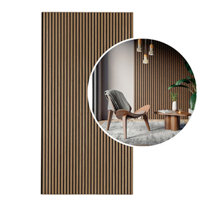 แผ่นผนังกันเสียงลายไม้แบบแผ่นเรียง KASARO Modern Design Akupanel พร้อมความสามารถสร้างแบบจำลอง 3 มิติ แผ่นอะคูสติกไม้ - Product Image 1