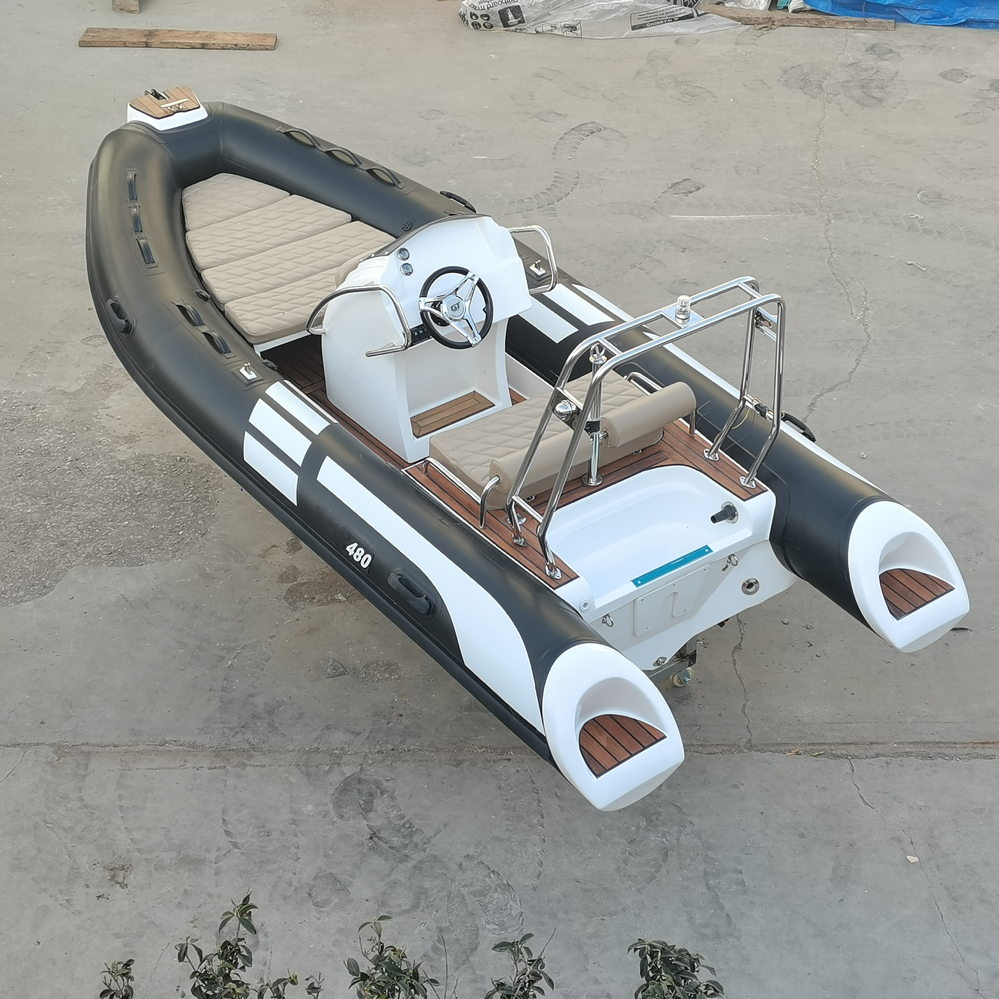 14,6 футов, Прямая поставка с завода, Надувная гребная лодка RIB480