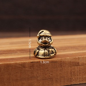 Brass <b>Wizard</b> Duck Ornament Halloween Decor Living Room Home Decoration Irregular Shape Single Piece - Product Image 4