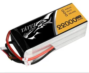 Tattu plus 6S 22000mAh 15C 22.2V Battery for drone agriculture drone accessories continuously power supply