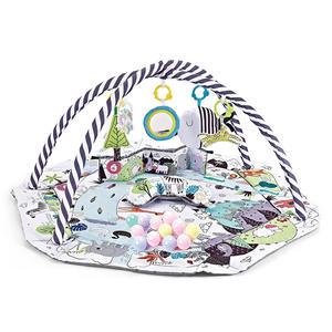 Manta de Juego para Bebés de 0 a 36 Meses, Corralito con Pelotas Oceánicas, Centro de Actividades para Niños, Tapete de Gateo - Product Image 1
