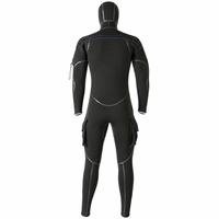 4/6mm CR Neopren Tauchanzug Wasserdichter Tauchanzug mit BDM Frontreißverschluss Si-Tech Vollsystem Integrierte Kapuze