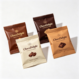 Bolsas de Mylar de Grado Alimenticio al por Mayor para Chispas de Chocolate, Bolsa de Mylar con Sellado Trasero de Papel de Aluminio para Dulces y Nueces - Product Image 6