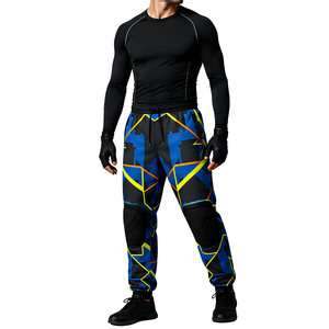 Paintball Outdoor Autumn Casual <b>Trousers</b> Camouflage-Cargo Pants <b>Knee</b>-<b>Pads</b> Custom Men's Joggers Sublimated Paintball Joggers - Product Image 1