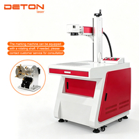 Machine de marquage laser à fibre JPT MOPA 20W 30W 60W à prix d'usine pour le marquage couleur et la gravure sur métal et plastique, graveur laser de bureau