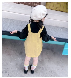 Baby Autumn Clothing Kids Dresses Girls Fairy Fancy <b>Suspenders</b> Jeans Dress From China - Product Image 4