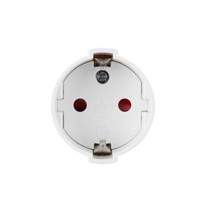 Supporto 16A con Anello, 4.8mm, Colore Bianco, Ideale per il Supporto di Apparecchiature Elettriche in Ambienti Variati. - Product Image 2
