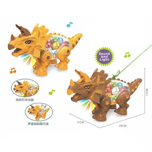 Jinming Cheap Price Kids Walking Animals Dinosaur Toys with Light and Sound Effect