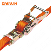 Sangles à cliquet 25mm/38mm/50mm Prix d'usine 100% Polyester Cargo Sangle d'arrimage à cliquet rétractable automatique
