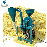 Machine de traitement de farine de maïs super fine 150-300 kg/h, moulin à farine de maïs électrique 5,5 kW, moulin à céréales pour farine de haricots et de riz