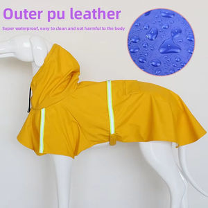 Impermeable con Capucha Reflectante Estilo Europeo-Americano para <span class=keywords><strong>Perros</strong></span> Grandes, Chaqueta <span class=keywords><strong>de</strong></span> Lluvia para Mascotas para Todas las Estaciones - Product Image 1