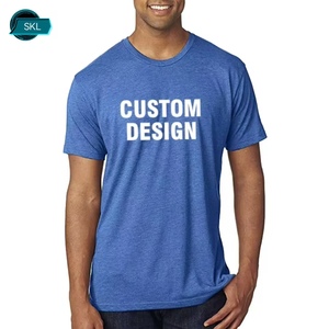 Camiseta Personalizada SKL, Camiseta Tri-Blend 50% Poliéster 25% Algodón 25% Rayón para Hombre, Camiseta Gráfica Unisex - Product Image 1