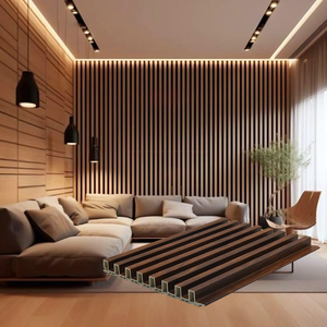 Pannello murale impermeabile di alta qualità materiale Wpc decorazione decorazione decorazione di alta qualità di colore e dimensioni personalizzate - Product Image 1