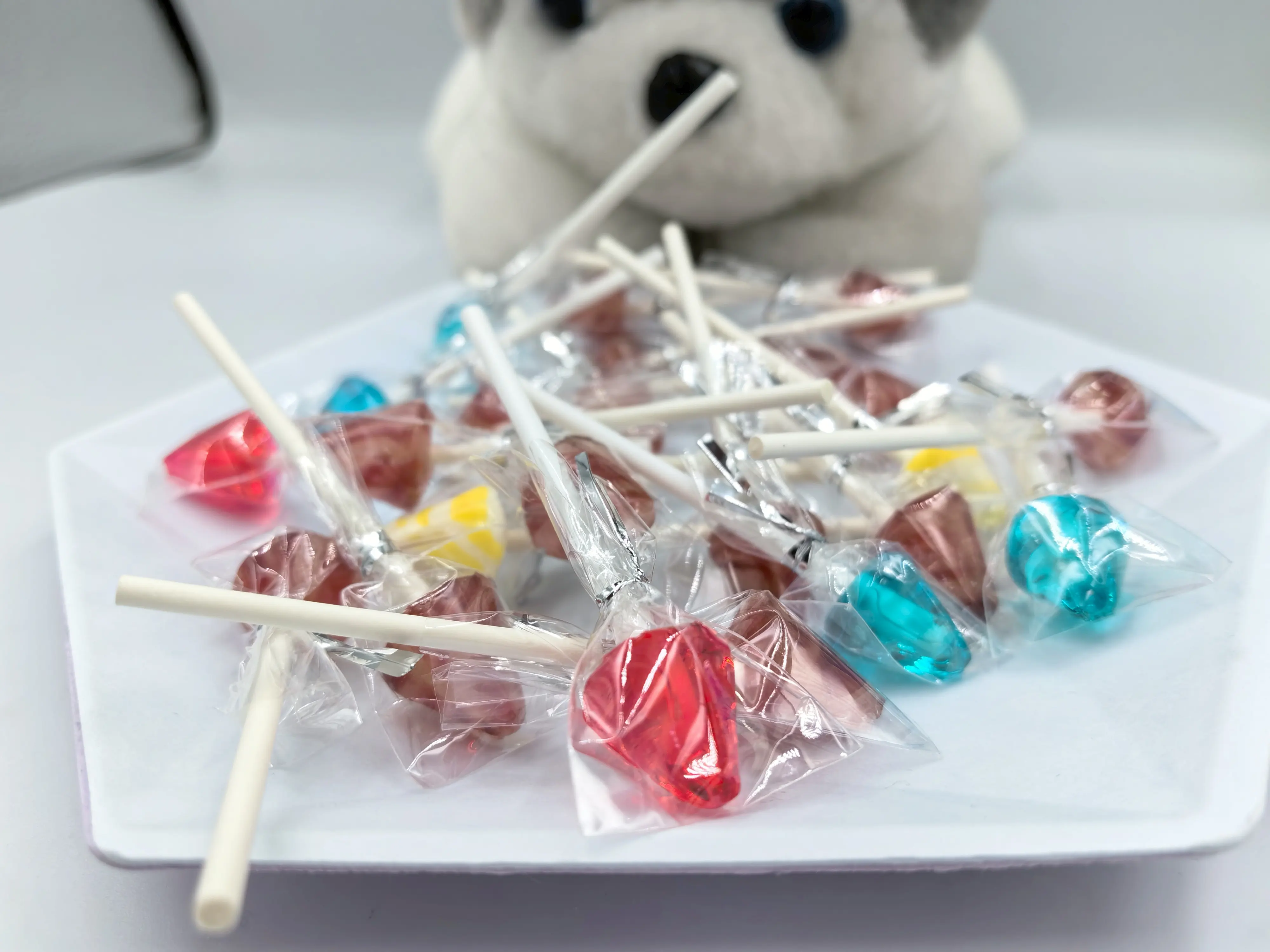 Nhà Sản Xuất Bán Buôn Pha Lê Cứng Lollipop AWL-Hình Pha Lê Lollipop Trái Cây Ngọt Ngào Lollipop Kẹo