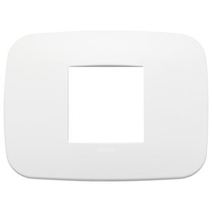 Vimar Round 2M Central Polar Matt Plate 12.75x9.5cm Wall <b>Switch</b> Cover - Product Image 1