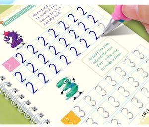 Cuốn sách tập thể dục copybook thực hành ma thuật với bút xoắn ốc ràng buộc trẻ em bìa giấy Quà Tặng - Product Image 6