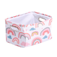 Motifs d'impression bébé panier cadeau panier vide mignon jouet bac de rangement organisateur boîte rectangulaire chambre décor pour la maison livres