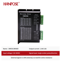HANPSOE DM556 contrôleur de moteur pas à pas d'entraînement moteur pas à pas numérique biphasé 20-50 VDC pour pilote de moteur pas à pas série 57 86