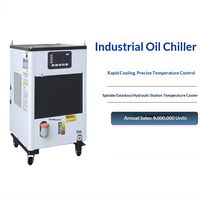 Refroidisseur d'huile CNC avancé avec compresseur hérmétique à spirale, affichage double température, solution de refroidissement industrielle haute précision