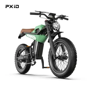 Gehele Verkoop Origineel Pxid Ontwerp Nieuwe 20 Inch Fat Tire E Bike 48V 750W Krachtige Off-Road Elektrische Fiets Fiets