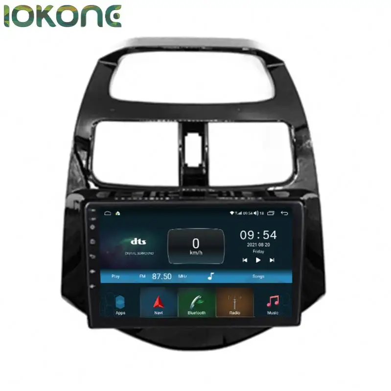 IOKONE 8Core 6G 128G วิทยุ,เครื่องเล่น Dvd มัลติมีเดียวิดีโอสเตอริโอสำหรับ Chevrolet Spark 2014