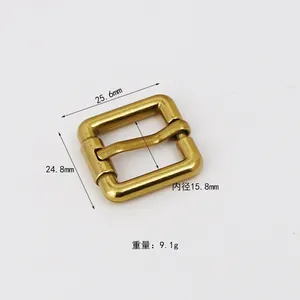Custom Bag Logo Metal Hardware Accessories Pin Belt Buckle Fashion Gold Strap Fitting Belt Adjustable For Handbag Purse Suitcase