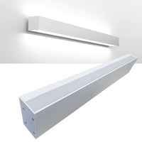 Applique murale linéaire LED en aluminium 3-CCT réglable 2ft/3ft/4ft/5ft, éclairage haut/bas, pour chambre et escalier, à intensité variable