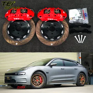 TEI Racing S60-Plus Kit de gros freins avant étrier à 6 pistons avec rotor 378*32mm système de freinage BBK pour ZEEKR 001 jante de voiture 19 pouces