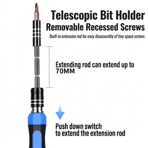 107 In 1 <b>Precision</b> <b>Screwdriver</b> <b>Set</b> Chrome Vanadium Steel For Mobile Phone Repair - Product Image 3