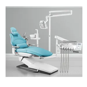 Unidad dental popular en América del Norte EE. UU. Silla dental de mano izquierda y derecha de alta calidad