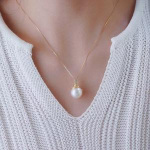 Pendentif en argent S925 WENCHI avec perles rondes de 10 à 13 mm, accessoires de perles DIY, support vide, cache-cernes, collier en jade, Chine 10594 - Product Image 4